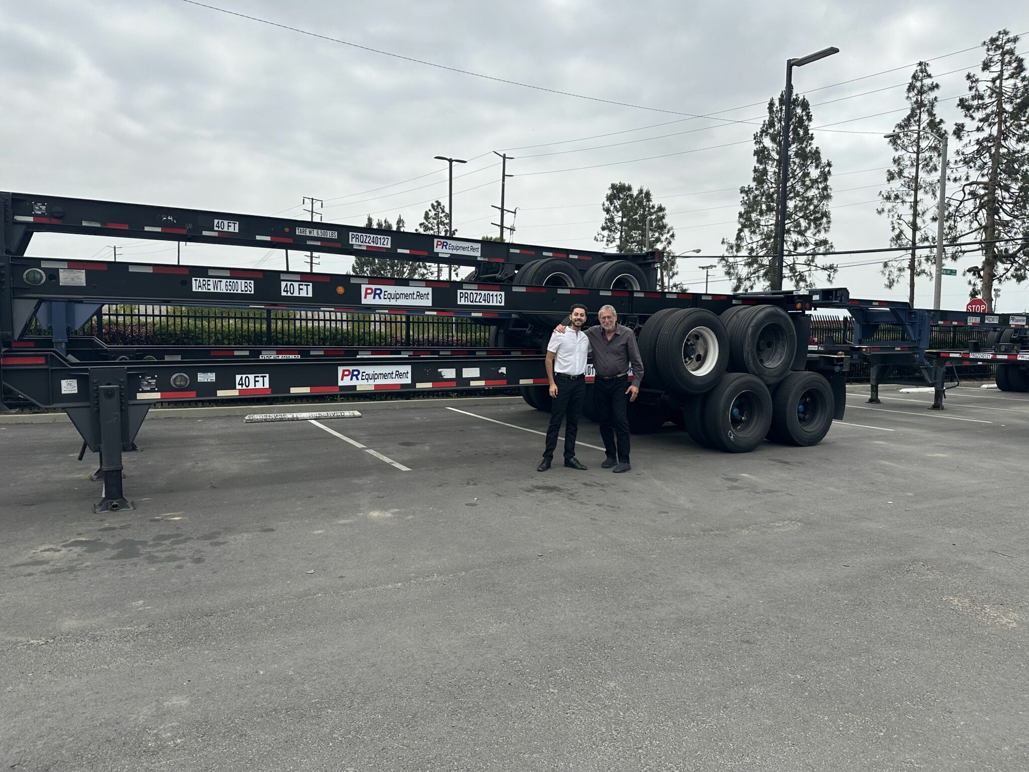 PR Equipment Rental team at the Carson yard